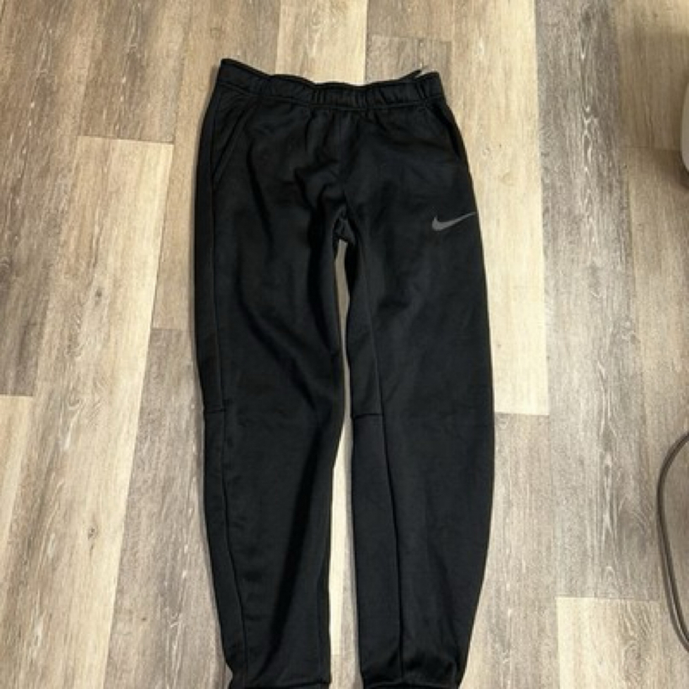 Nike Men's Therma-Fit Training Sweatpants Black Tapered Joggers Size Small